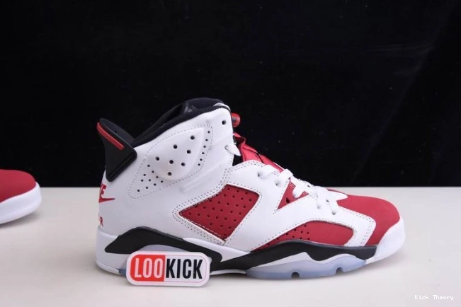 Kick Theory RETRO 6 CT8529-106 2021 AIR JORDAN 'CARMINE' 0809